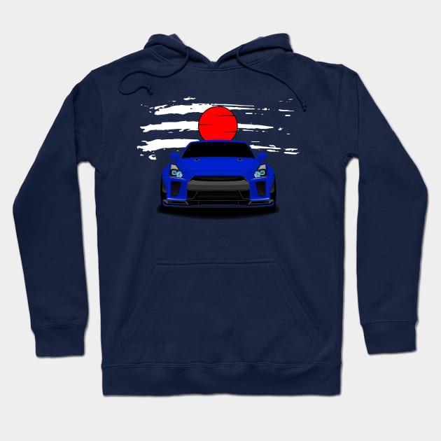 JDM R35 flag japan nissan GTR Hoodie by Car_Designer